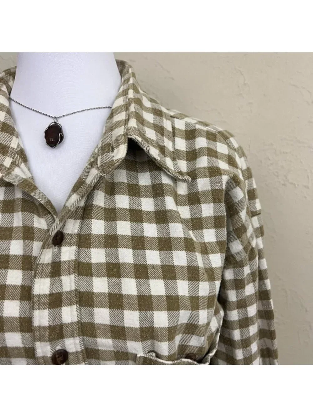 plaid indie skater grunge button down shirt